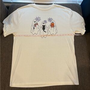 White Ghost Graphic T-Shirt